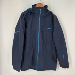 Patagonia Men's Powder Bowl Tour Insulated Gore-Tex Jacket Medium Navy/Blue